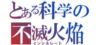 とある科学の不滅火焔（インシネレート）