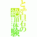 とある白石の絶頂体験（エクスタシー）