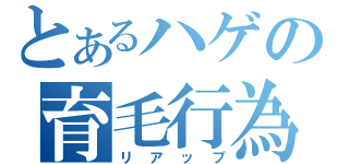 とあるハゲの育毛行為（リアップ）