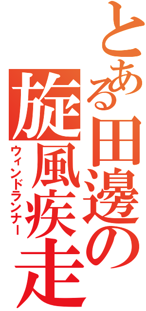 とある田邊の旋風疾走Ⅱ（ウィンドランナー）