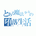 とある魔法少女せきぐーの堕落生活（ニート）