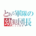 とある軍隊の幼犯団長（しゅん姉貴）