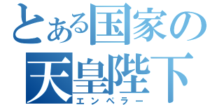 とある国家の天皇陛下（エンペラー）