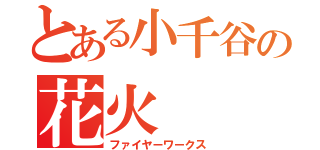 とある小千谷の花火（ファイヤーワークス）