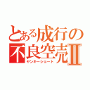 とある成行の不良空売Ⅱ（ヤンキーショート）