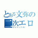 とある文弥の二次エロ小説（ライトノベル）