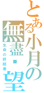 とある小月の無盡絕望Ⅱ（生命の終結者）