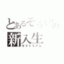 とあるそうしけんの新入生（モラトリアム）