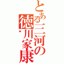 とある三河の徳川家康（▲）