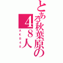 とある秋葉原の４８人（ＡＫＢ４８）