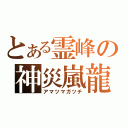 とある霊峰の神災嵐龍（アマツマガツチ）