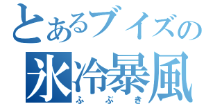 とあるブイズの氷冷暴風（ふぶき）