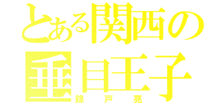 とある関西の垂目王子（錦戸亮）