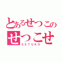 とあるせつこのせつこせつこ（ＳＥＴＵＫＯ）