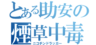 とある助安の煙草中毒（ニコチンドラッガー）