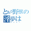 とある野獣の淫夢は（ニッシー）