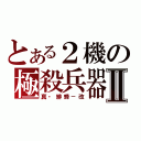 とある２機の極殺兵器Ⅱ（真・緋蜂－改）