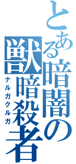 とある暗闇の獣暗殺者（ナルガクルガ）