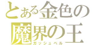 とある金色の魔界の王（ガッシュベル）