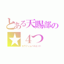 とある天賜部の★４つ（セラフィムパルエット）