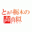 とある栃木の声真似（ほうそう）