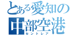 とある愛知の中部空港（セントレア）