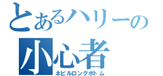 とあるハリーの小心者（ネビルロングボトム）