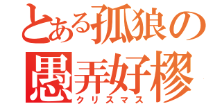 とある孤狼の愚弄好樛愡（クリスマス）