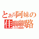 とある阿妹の佳聯網路（５００Ｍ最速傳說）