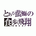 とある蜚鰤の食歩飛翔（浸蝕征身）