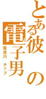 とある彼の電子男（電波川 チップ）