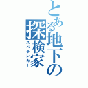 とある地下の探検家（スペランカー）