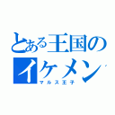 とある王国のイケメン（マルス王子）