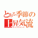 とある季節の上昇気流（アップウインド）