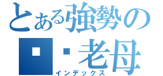 とある強勢の屌你老母（インデックス）