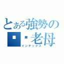 とある強勢の屌你老母（インデックス）