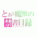 とある魔獸の禁書目録（インデックス）