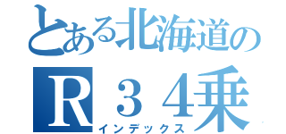 とある北海道のＲ３４乗り（インデックス）