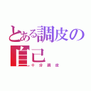 とある調皮の自己（十分調皮）