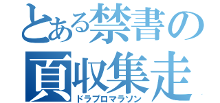 とある禁書の頁収集走（ドラプロマラソン）