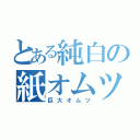 とある純白の紙オムツ（巨大オムツ）