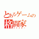 とあるゲームの格闘家（ファイター）