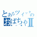 とあるツイッターのおばちゃんⅡ（良い歳）