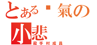 とある傻氣の小悲（殺手村成員）