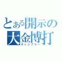 とある開示の大金博打（ギャンブラー）