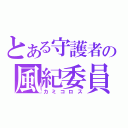 とある守護者の風紀委員（カミコロス）