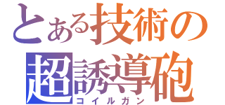 とある技術の超誘導砲（コイルガン）