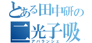 とある田中研の二光子吸収（アバランシェ）