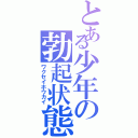 とある少年の勃起状態（ワクセイホウカイ）