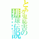 とある鬼恥害の排球伝説（素直感動）